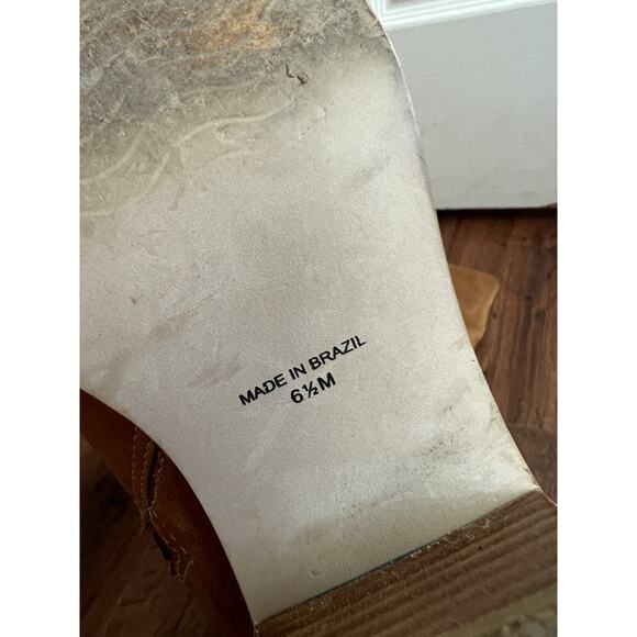 MATISSE Women's Tan Leather Over The Knee Extra Tall Riding Boots Sz 6.5M Boho - Picture 12 of 13